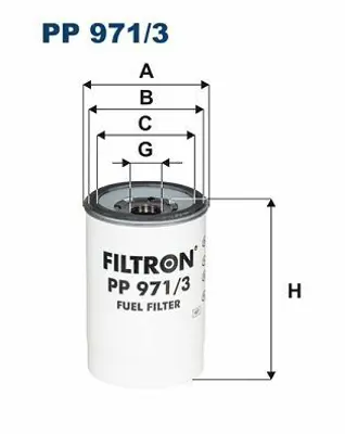 FILTRON PP 971/3 Yakıt Filitresi Renault Magnum Dxı12 - Premıum 2 -  Volvo Fh - Fh16 - Fl - Fm 20386080