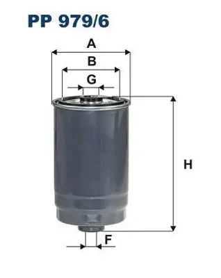 FILTRON PP 979/6 Yakıt Filitresi 31922A9000
