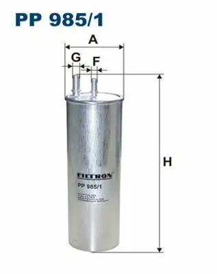 FILTRON PP 985/1 Yakıt Filtresi Vw T5 2.5tdi 03-09 7H0127401D