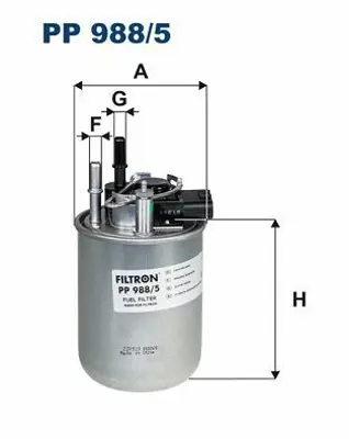 FILTRON PP 988/5 Yakıt Filitresi 164001KB2B