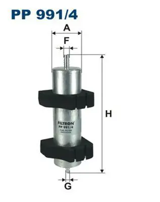 FILTRON PP 991/4 Yakıt Filitresi (Mazot) Q5 Quattro 0917 Macan 1418 2.0 3.0 Tdı 8R0127400A