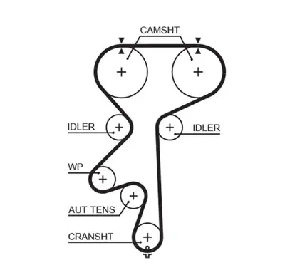 GATES 5542XS 5542 Triger Kayışı 55351782, 5636369, 5636566, 90529809, 9129061