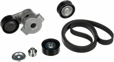 GATES K026PK1670 Alternator V Kayıs Rulman Seti Boxer Iıı Jumper Iıı 22dt C81 C96 C110 Puma 06> Klimalı 1613845880, ME6C1Q6D361AA