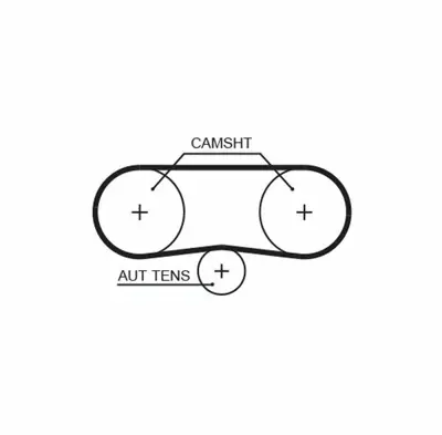 GATES K035565XS Triger Seti 036198119C
