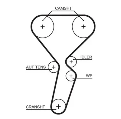 GATES KP35501XS Devirdaim+Triger Seti Prımera Megane I Iı Iıı Kangoo Dokker Duster Logan Sandero Laguna I Iı Iıı Clıo Iı Iıı Scenıc I Iı Iıı Thalıa Symbol Modus Iı Fluence Captur K4m - 119A00397R
