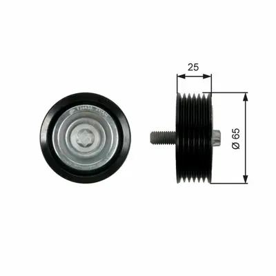 GATES T36433 Kayis Gergi Rulmani (Kanalli) X218 13>17 C218 11>17 W212 11>15 W221 11>13 W166 11>15 W463 12> C292 15>19 A2782020219