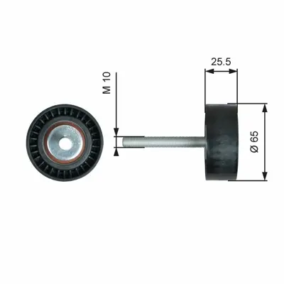 GATES T36772 Alternator Gergi Rulmanı Doblo-Fıorıno-Lınea-Nemo-Bıpper-Combo 1,3 D Mtj 10=> Euro5 55275618, 5751K0, 95511385