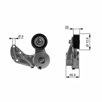 GATES T38317 Gergi Makarası Touareg 3,2 V6 02 06 3,6 V6 Fsı 04>10> Q7 3,6 Fsı 05>10 Phaeton Cayenne 022145299E