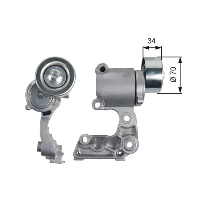 GATES T39140 Gates Gergi Rulmanı APV2766, N2032, N2032S, VKM61024