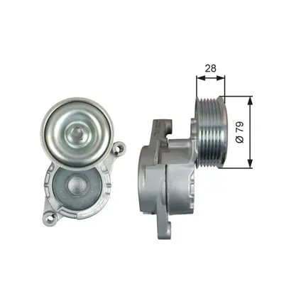 GATES T39284 Gergi Kasnağı Mazda 3 1.6 Mzr Z60115980B