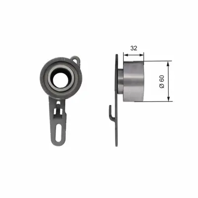 GATES T41150 Alternator Gergi Rulmanı Transıt 2,5d 83>92 1682935