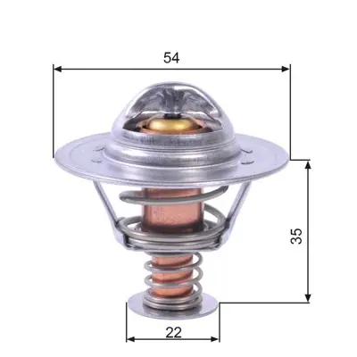 GATES TH22689G1 Termostat (89c) Astra G H Corsa C 1.7 Cdtı 1338075