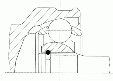 GKN 306710 Aks Kafası Dış 2N0498099AX, 2N0498099A