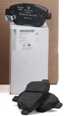 PSA 93169174 Fren Balatası Ön Corsa D Adam Z12xep A12xer Z14xep A14xer A13dtc Z13dtj Küçük Tıp 257 Mm Dıskler Içın 93169254 93191698 93189815 1605359 1605153 16052 1605516, 1605533, 1605718, 1605722, 1605001, 1605006, 1605007, 1605143, 1605152, 1605153