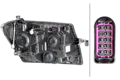 HELLA 1EB012830-011 Far Komple Sol Crafter 2 0 16> Dasa-B-C \ Daua-B-C \ Dava \ Dawa Man Tge 16> 7C1941005