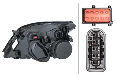 HELLA 1EL 008 321-081 Far Sağ Xenon Vectra C 1216124, 93171433, 1216696, 95511328