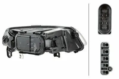 HELLA 1EL 008 881-411 Far Sol Komple (Ampulsuz) Xenon Audı A6 (Ampulu D2s Hella 8gs007949101) 4F0941029A, 4F0941029AK, 4F0941029FF, 4F0941029EA, 4F0941029E, 4F0941029AE, 4F0941029EB