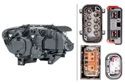 HELLA 1EL009043-411 Far Bı-Xenon Sol Bmw E65 E66 E67  63127162117