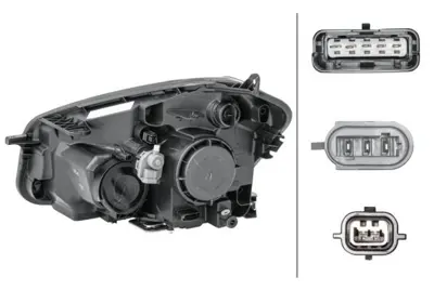 HELLA 1EL010335-261 Far Sağ Nıssan Qashqaı J10 Kasa 2007-2012 Xenon Tıp 26010BR60A