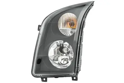 HELLA 1ER 247 017-051 Far Sol Elektrıklı Sıyah Crafter 06 (Kısa Huzme, Sınyal Lambası, Uzun Huzme, Pozısyon Lambası) 2E1941015