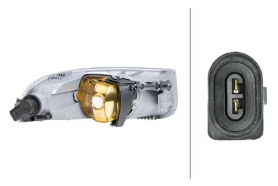 HELLA 1NE 271 615-131 Sıs Farı Sol 3T0941701A