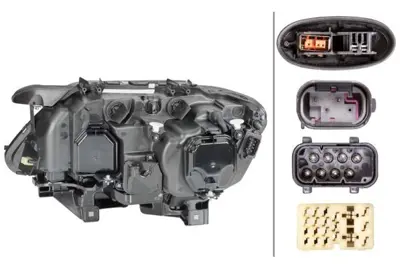 HELLA 1ZS009044-521 Far Sağ Bmw 7 E65-E66-E67 730-735-740-745-750-760 02 63127162112