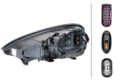 HELLA 1ZT011099-521 Far Sağ Panemera 970 13-16 97063117054