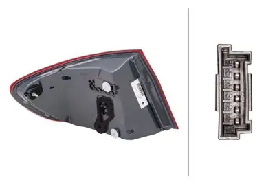 HELLA 2SD011144-321 Stop Lambası Dıs Sağ (Led) Bmw F10 Lcı 13>16 7306162