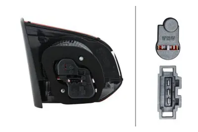 HELLA 2TZ 009 923-141 Komple Arka Lamba Vw Golf 6 5k1 Sağ Vw 5K0945094AA