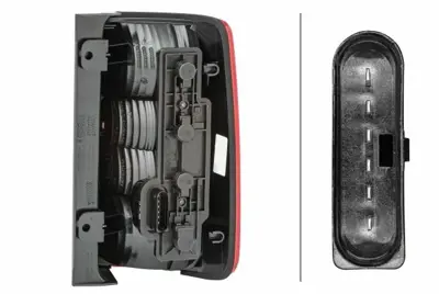 HELLA 2VP354043-011 Stop Lambası Sol Caddy 2K0945095AA, 2K0945095B, 2K0945095D, 2K0945095F, 2K0945095J, 2K0945095L, 2K0945095N, 2K0945095S, 2K0945095E, 2K0945095G