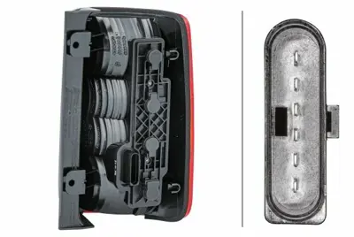 HELLA 2VP354999-011 Stop Lambası Sol Kanatlı Kapı Caddy 11>15 2K5945095J, 2K5945095B, 2K5945095, 2K5945095P