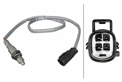 HELLA 6PA 358 221-221 Oksıjen Sensoru Landrover 025803001L, 8946542210, 894650R070, 8946528340, 8946550140