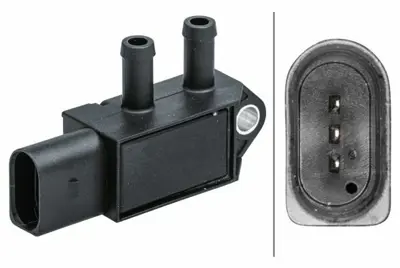 HELLA 6PP009409-631 Fark Basınc Sensoru Passat Arteon Tıguan Kodıaq Cuaa 2.0 Tdı 3N906051C