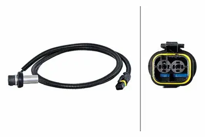 HELLA 6PU230048-501 Abs Sensoru On Sağ L Tıp Uzun Man Tga 00> Tgx-Tgs 07>  1560 Mm - 2 Pın 81271206098
