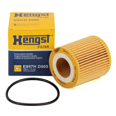 HENGST FILTER E957HD505 Yağ Filtresi Opel Combo E-Corsa F-Grandland 1.5 D 1682953780