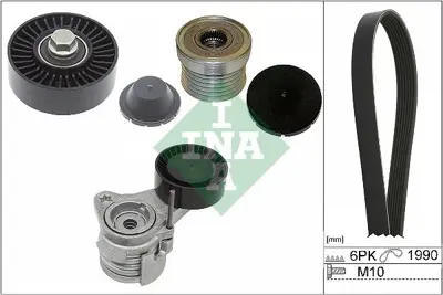 INA 529 0043 20 V Kayisi Seti Bmw N52 N53 E81 E82 E87 E88 E90 E92 E93 E60 E64 E65×1-E84×3-E83×5-E70 Z4-E85 E86 E89 8624196