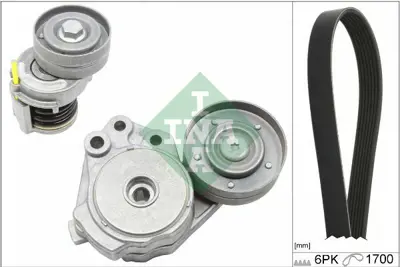 INA 529 0342 10 V Kayıs Seti Golf V 1.4tsı 05>09 Jetta Iıı 1.4tsı 06>10 Iv 11> Touran 1.4fsı 06>10 3C260849A
