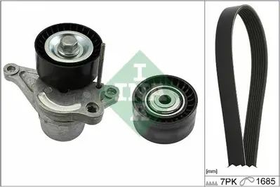 INA 529 0353 10 Alternator Kayıs Kiti Master Master Iıı Ym 8201003525, 95517891