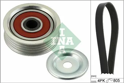 INA 529048110 Kanallı V Kayıs Seti Gergi Rulmanı + Kayıs (4pk803) Suzukı Ignıs 1.3 1.5 03-> Swıft 1.3 1.5 1.6 05-> 9514161M10