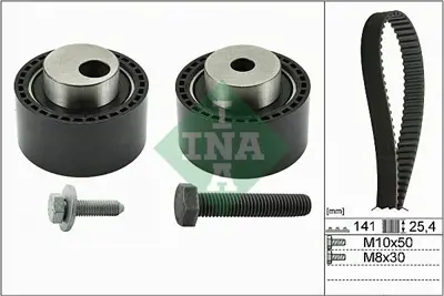 INA 530 0111 10 Triger Kayış Seti 141x254 Ducato-206-306-406-806-Boxer-Expert-Berlıngo-Evasıon-Jumper-Jumpy-Xantıa Xsara-Grand Vıtara I 0831.R8, 530 0111 10, 530 0111 10