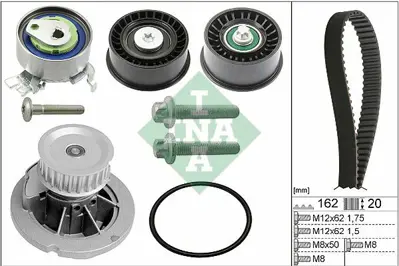 INA 530 0441 30 Devirdaimli Eksantrik Gergi Kiti 162x200 Astra G-Corsa C-Vectra C-Merıva A-Zafıra A 1.4-1.6-1.8 16v Z16xe-Z14xe 6334035 Devirdaimli 93185845, 1629062, 1606306