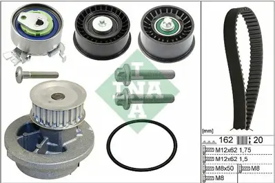 INA 530 0441 32 Devirdaimli Eksantrik Gergi Kiti 162x200 Astra G-Corsa C-Vectra C-Merıva A-Zafıra A 1.4-1.6-1.8 16v Z16xe-Z14xe 1334066 Devirdaimli 96413864, R1160030