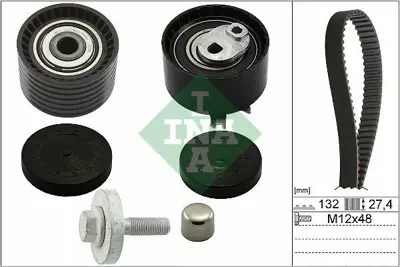 INA 530 0640 10 Eksantrik Gergi Kiti Clıo Iı-Iıı-Megane I-Iı-Iıı-Laguna I-Iı-Scenıc I-Iı 1.4-1.6- 16v K4m-K4j K025671xs 130C17529R