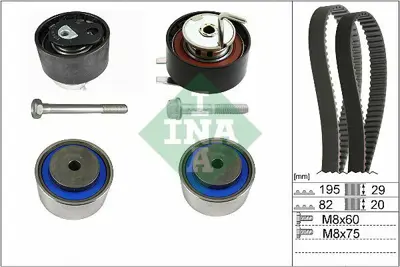 INA 530076710 Triger Seti On Arka 276dt Dıscovery 3 (L319) 04>09 Dıscovery 4 (L319) 09>18