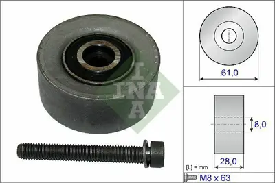 INA 532 0472 10 Eksantrik Gergi Rulmanı Astra G-H-J- Corsa D- Vectra C- Insıgnıa-Merıva- Zafıra- Sıgnum 1.6-1.6t-1.8 24436052, 5636978