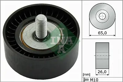 INA 532 0479 10 V Kayıs Gergi Rulmanı 022145276F