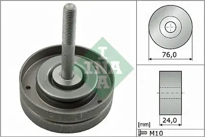 INA 532 0500 10 Alternatör Gergi Rulman Polo-Cordoba-Fabıa 1.2 Benzinli Azq-Bme-Cgpa-Cgpb 03D145276E