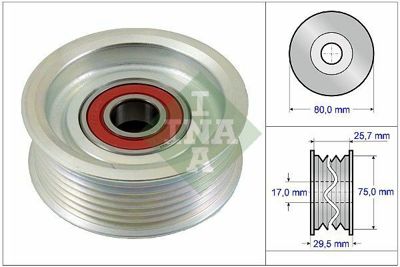 INA 532 0587 10 V Kayıs Gergi Rulmanı 31190RRAA00