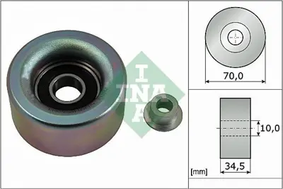 INA 532 0590 10 V Kayıs Avare Kasnak 1660431020, 1660431010, 166040P011, 166040P010, 1660431030