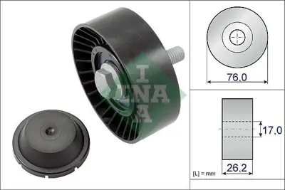 INA 532 0632 10 Alternator Gergi Rulmani A1 A3 1.2tfsi 1.2tsi 10> 03F145276
